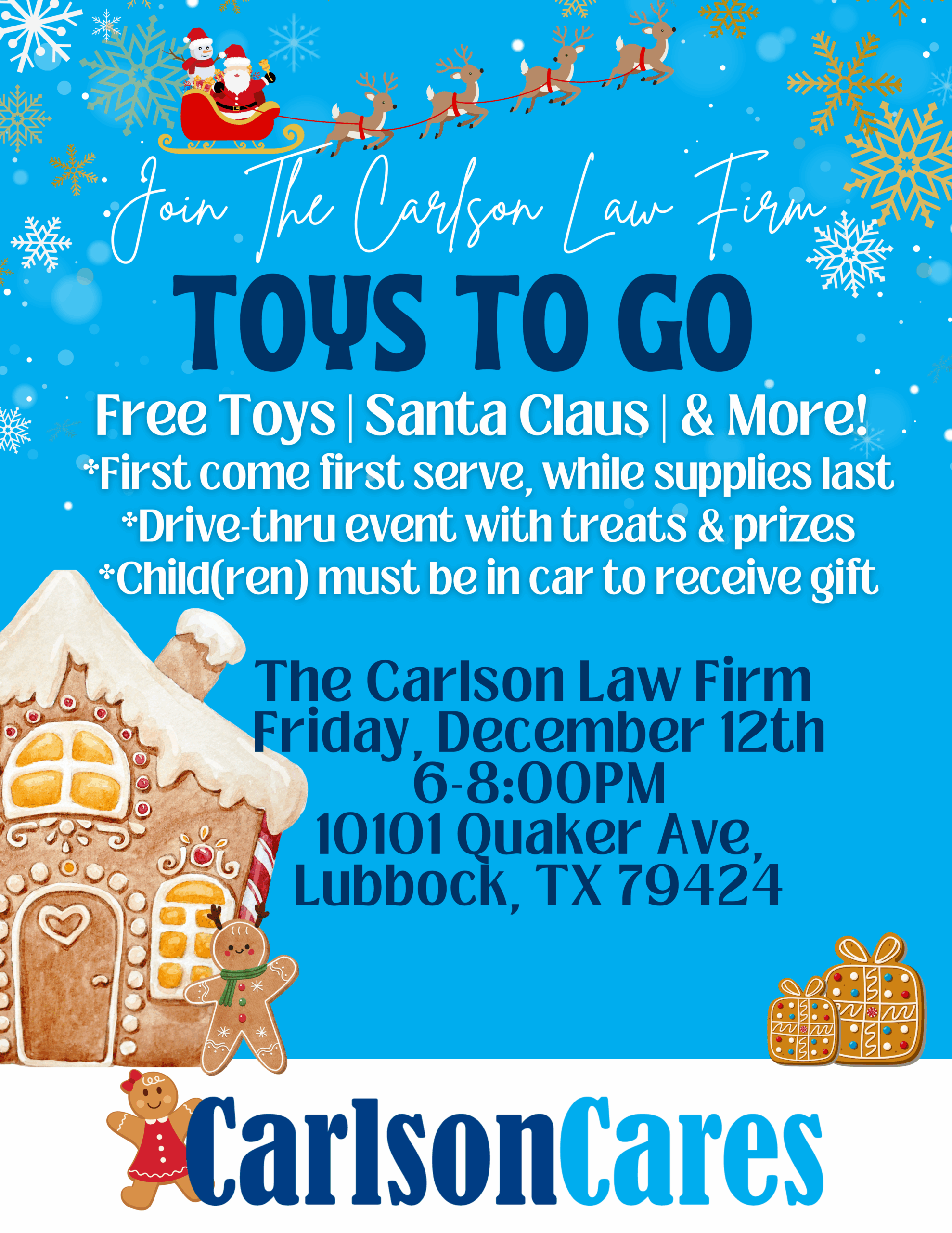 Santa Carlson's Toys-to-Go Donations | Lubbock