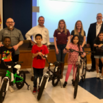 students-bikes-staff-Bluebonnet-Elementary