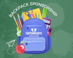 Backpack Giveaway Sponsorship