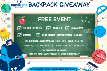 Waco Backpacks Giveaway 2024 on July 20