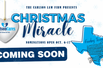 Carlson's Christmas Miracle 2025, Feeding Texas, Groceries for one year, community outreach, Christmas giveaway